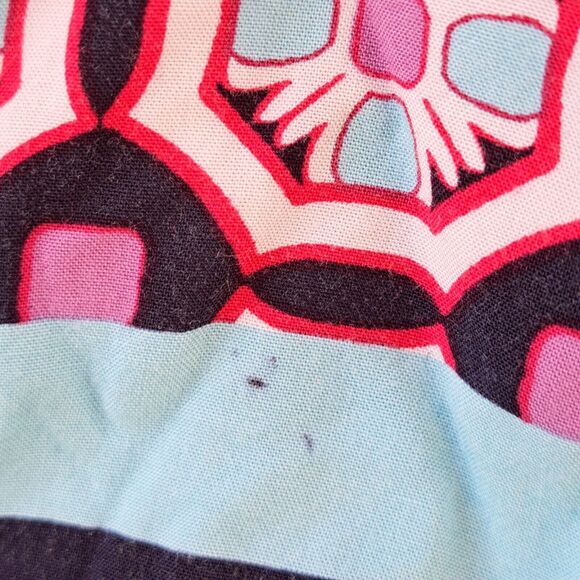 Womens Tunic Top Plus Size 2X  Medallion Tile Crochet Trim Boho Cottage Peasant - Picture 12 of 16